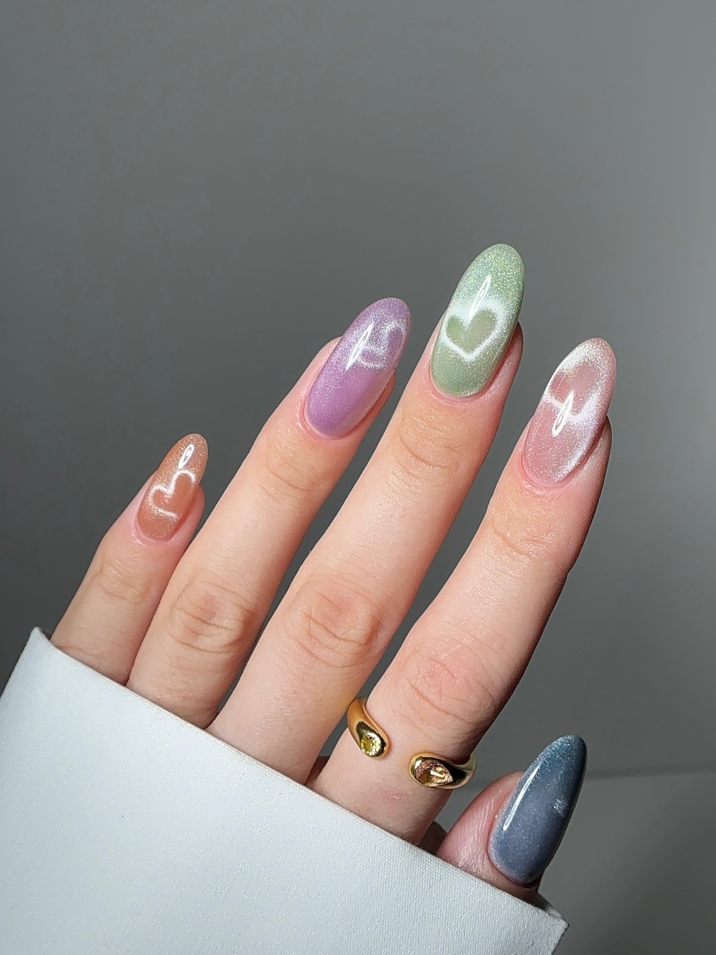 Unhas dia dos namorados