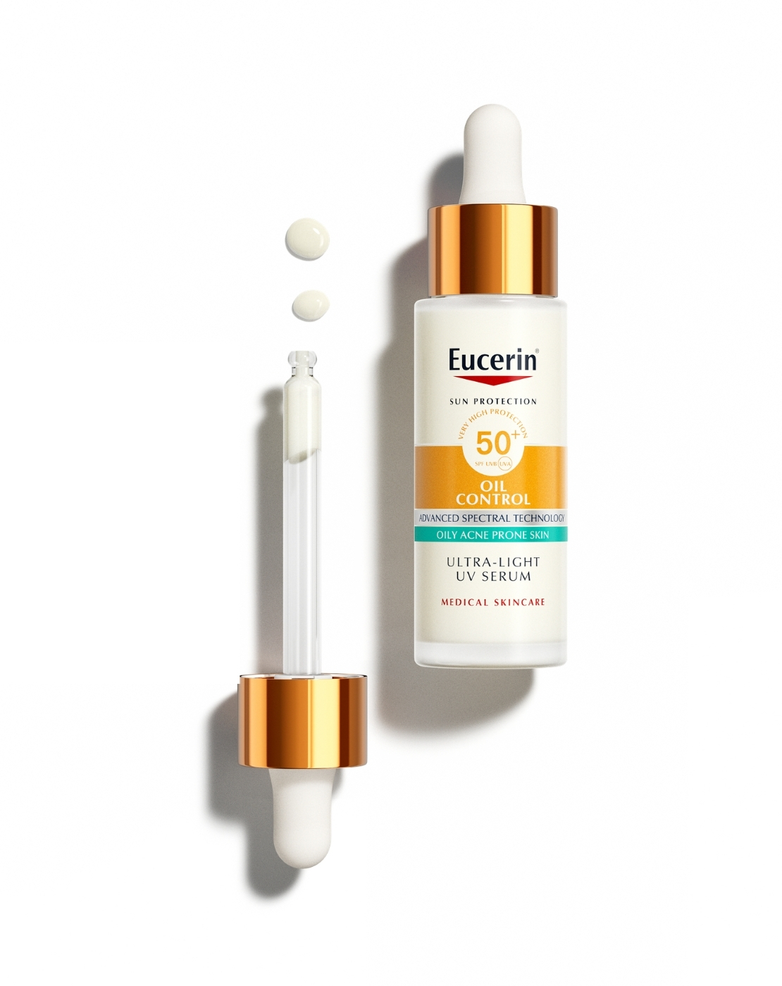 Sun Protection Oil Control UV S&eacute;rum FPS 50+ eucerin beauty news maio