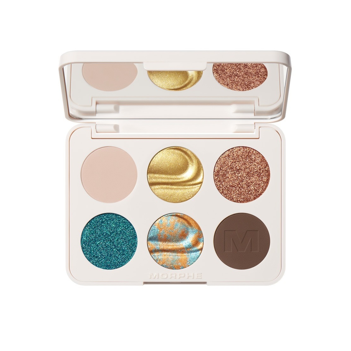 maquilhagem azul paleta de sombras