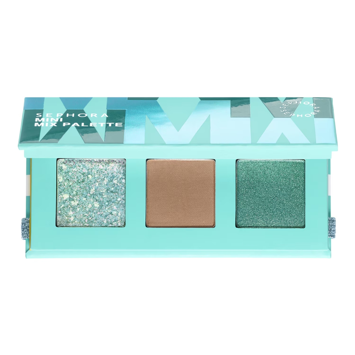 maquilhagem azul paleta de sombras