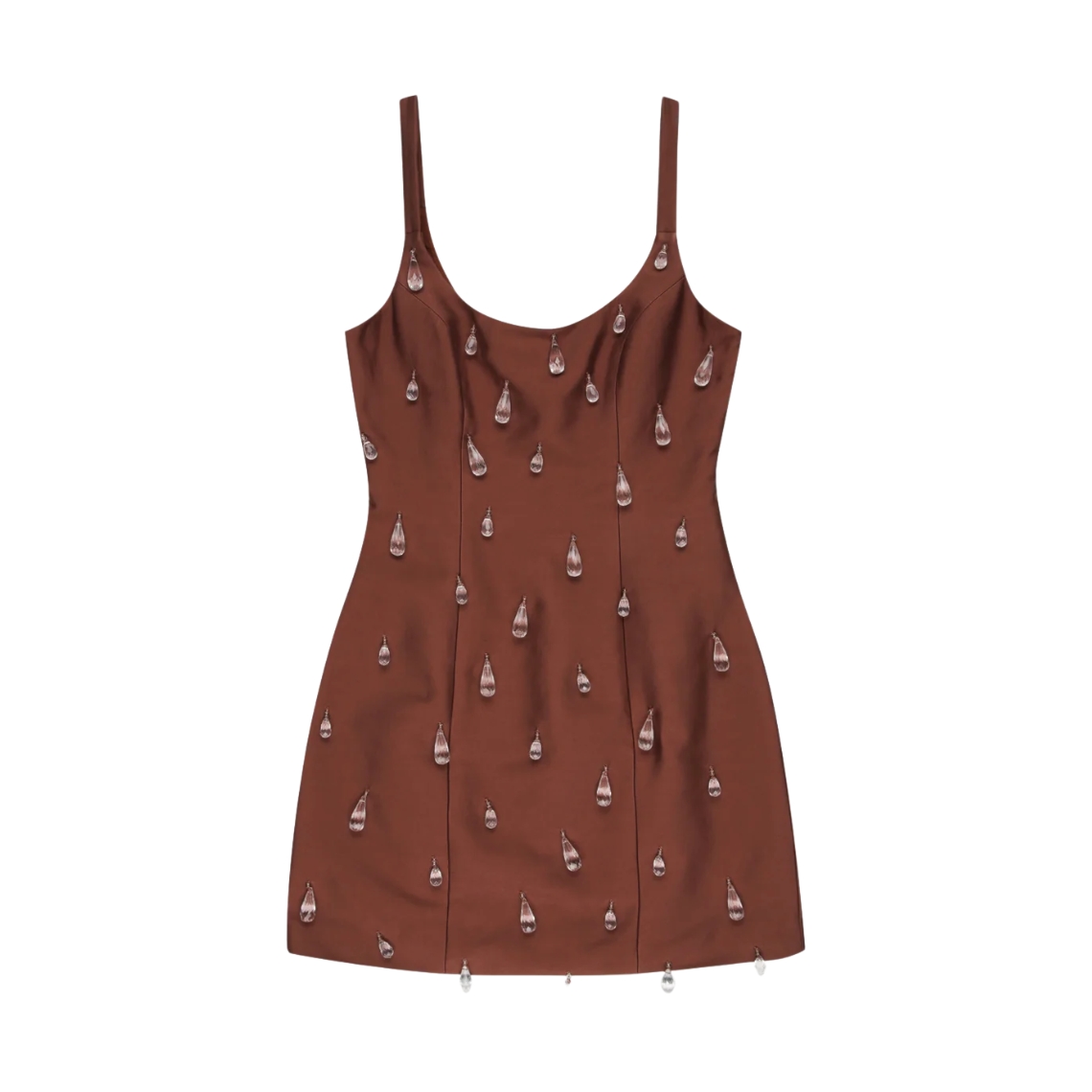 vestido com missangas