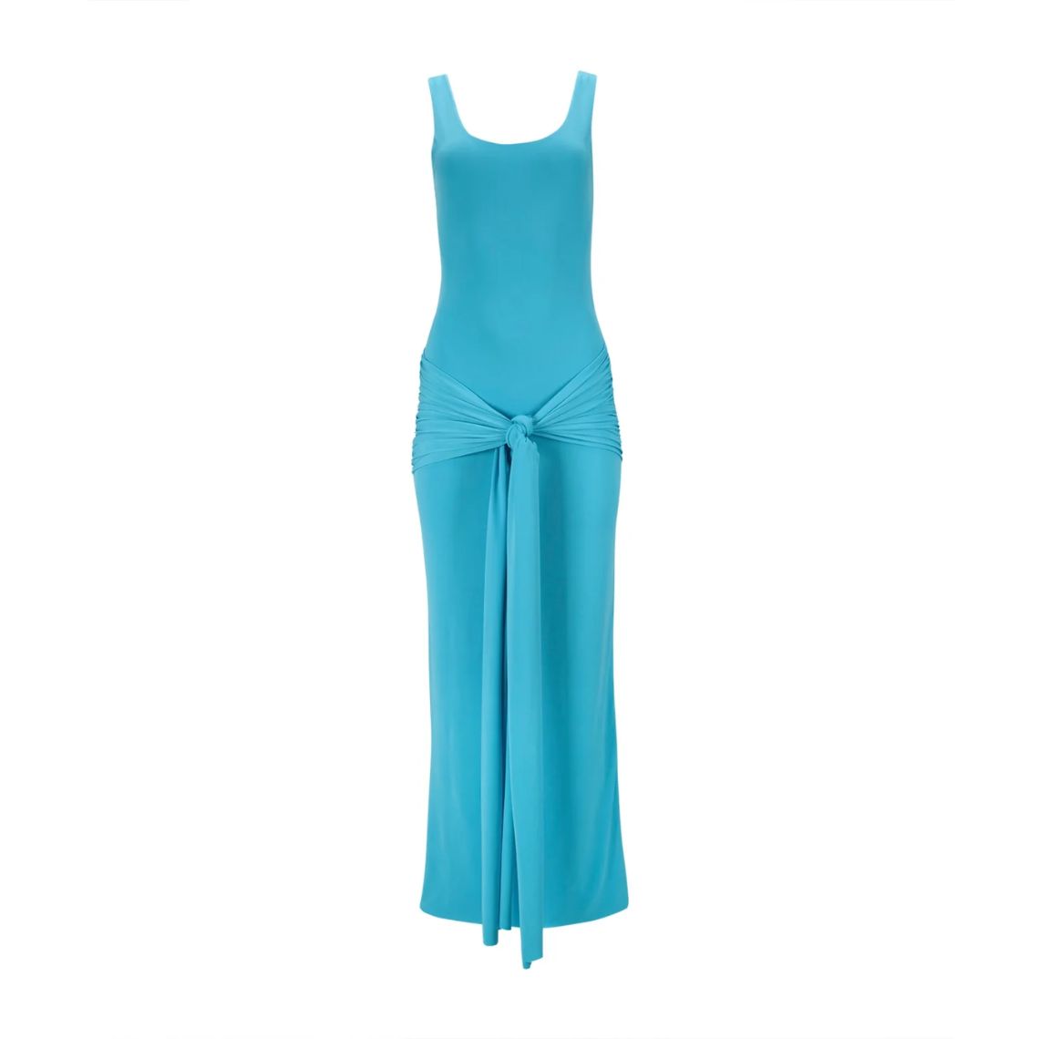 vestido azul-turquesa