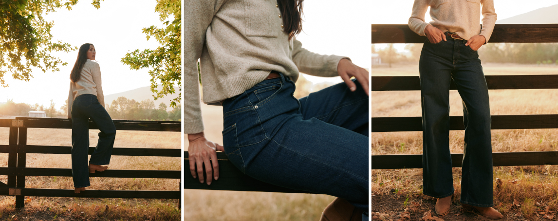 Os jeans que se adaptam ao seu corpo!